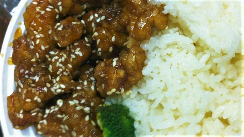 Sesame Chicken · Sliced chicken sauteed with special sesame sauce.