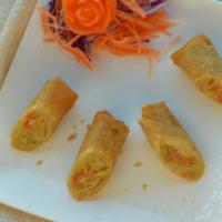 Egg Rolls (2 Pcs) · Deep-fried homemade egg rolls served with sweet and sour sauce.