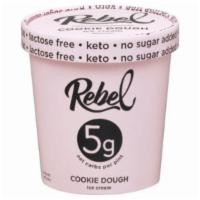 Rebel Cookie Dough Ice Cream (1 Pint) · 1.8g net carbs per serving. 5.4g net carbs per pint. Vanilla ice cream with cookie dough chu...