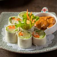 Vegetable Rolls · Fresh rolls with mixed vegetables and noodles splashed with dressing. Served with delicious ...