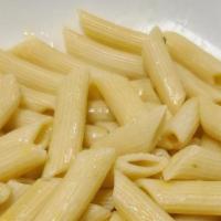 Kids Butter Noodle · Penne Pasta // Tossed with Butter.