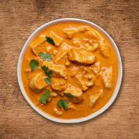 Butter Chicken Delight · Tender chunks of char grilled tandoori chicken in a  creamy and deliciously smooth butter, t...