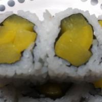 Oshinko Roll · Pickled Japanese radish.