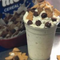 S'Mores Shake · Available in Vegan.