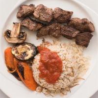 Beef Tenderloin Kabob · Marinated · chargrilled to perfection