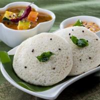Idli Sambhar · Idli - a type of rice cake made by steaming a batter consisting of fermented black lentils (...