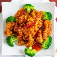 General Tso'S Chicken · *hot & spicy* fried chunks of chicken sauteed with chef's special hot sauce.