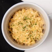 Mac And Cheese · Four cheese Oven baked Mac with Panko Crust