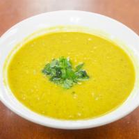 Lentil Soup · Freshly made. Served with bread.