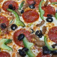 Build Your Own · Our custom build your own pizza, add as many toppings as you'd like!
