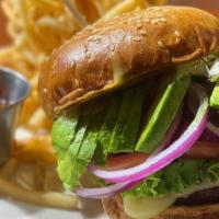 Charleston'S Beyond Burger · Charleston's spin on a vegetarian beyond burger.  Served on an egg bun, with monterey jack, ...
