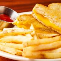 Grilled Cheese · Served standard with french fries