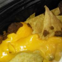 Nachos With Beef & Cheese · 