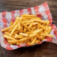 French Fry Basket · A shareable portion of french fries, served golden brown.