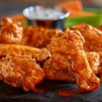 Chicken Wings · Bone-in wings plain or tossed in your own choice of sauce: Honey BBQ, Fireball Wiskey, Sweet...