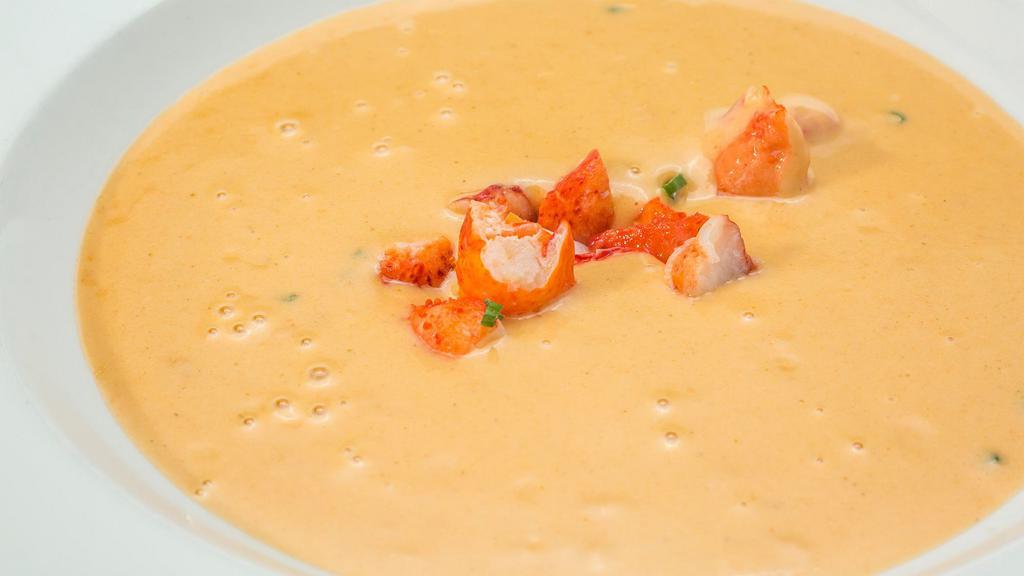Lobster Bisque · Butter Poached Lobster