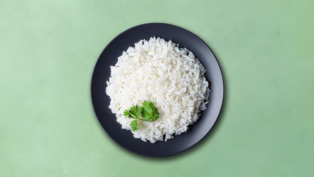 Steamed Rice (Vegan) · Our long grain aromatic basmati rice, steamed to perfection