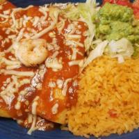 Enchiladas Supremas · Can’t decide what you want? This delicious ensemble gives you one of each of the enchiladas ...