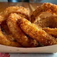 Onion Rings · Crispy breaded onion rings