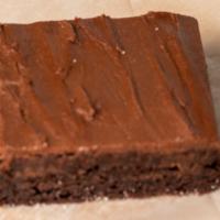 Chocolate Iced Brownie · 