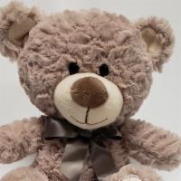 Herb The Taupe Bear  · Our Herb bear has textured Taupe fur and measures 9
