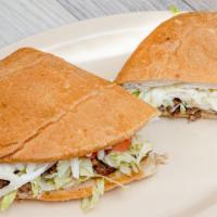 Steak Or Milanesa Torta Dinner · Choice of steak or milanesa. Comes with rice and beans.