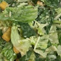 Side Caesar · Shredded asiago, croutons, and traditional caesar dressing with romaine lettuce. (dressing o...