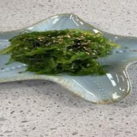 Seaweed Salad · Seasoned seaweed topped with sesame seed.