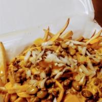 Loaded Chili Cheese Fries · French Fries, Cheese, and chili