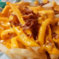 Bacon Fries · French fries cheese and bacon