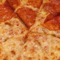 Cheese Pizza · Mozzarella only, tomato sauce