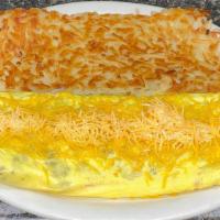 Western Omelet · Diced ham, onions, green peppers, and cheese.