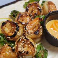 Garlic Butter Shrimp · Shrimp, pepper in garlic butter sauce, spicy mayonnaise.