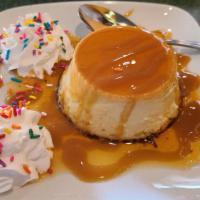 Flan · Authentic Mexican custard made fresh in our kitchens today.