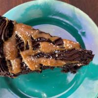 Salted Caramel Chocolate Cake · Sweet flavors of the Dulce de Leche kicked up a notch with sea salt on top of a chocolate ca...