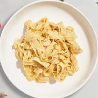 Make Some Fettuccine · Fresh fettuccine cooked with your choice of sauce and toppings!