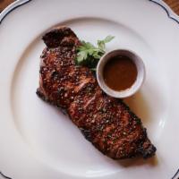Prime New York Strip · 14oz. New York Strip. All steaks are seasoned with a house blend seasoning + served with sig...