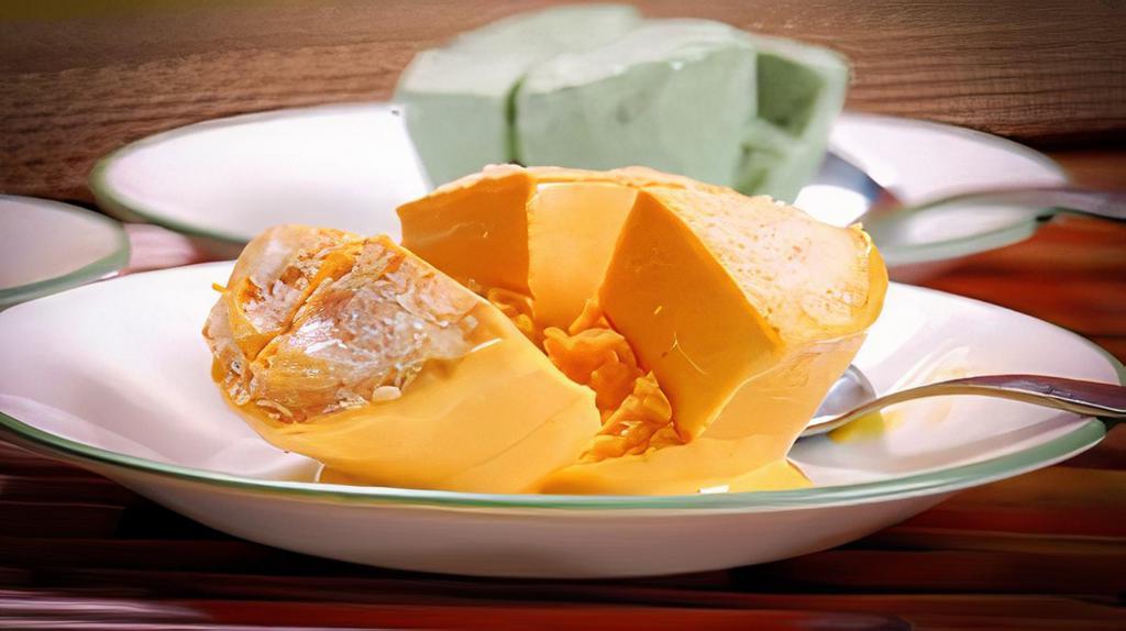 Mango Kulfi · Homemade mango flavored Indian ice cream.