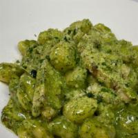 Gnocchi Alla Genovese   · Tossed with basil pesto sauce