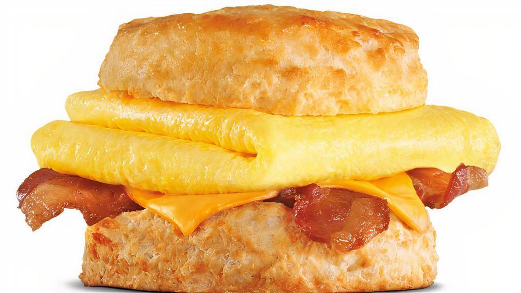 Bacon Egg Cheese Biscuit · Beacon Egg and A lot of Cheese On A Very Fresh Soft Biscuit.