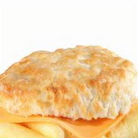 Egg Cheese Biscuit · Egg and A lot of Cheese On A Very Fresh Soft Biscuit.