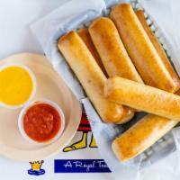 4 Cheese Filled Breadsticks · Served choice of dipping sauce.