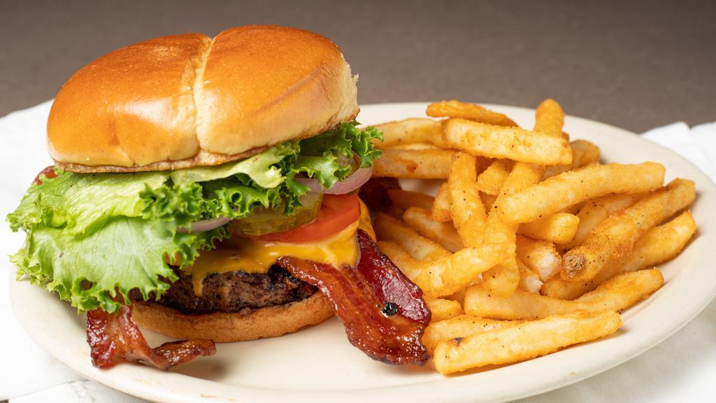 Bacon Cheeseburger · Same as above, just add bacon!.