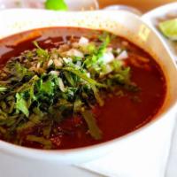 Menudo · Known as the cure for a hangover, menudo is another authentic soup prepared with tripe, herb...