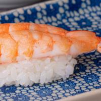 Shrimp Nigiri. · Steamed.