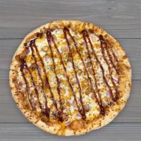 Buckeye Honey Bbq Chicken Pizza · This pizza has a flavorful BBQ sauce base topped with chicken, onions, a blend of cheeses, a...