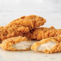 Chicken Tenders · served with ranch or BBQ dipping sauce