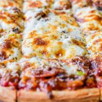 Tony Salerno’S Special · sausage, mushroom, onion, green pepper, and pepperoni on traditional crust