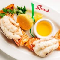 Maine Lobster Tails · 2 (4oz) lobster tails, drawn butter.