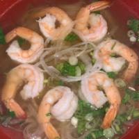 Pho Tom · Rice noodle soup with shrimp
